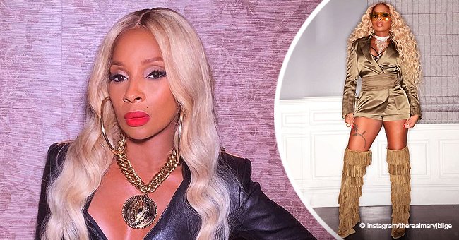 Mary J Blige Flaunts Toned Legs and Looks Gorgeous as Ever in Her