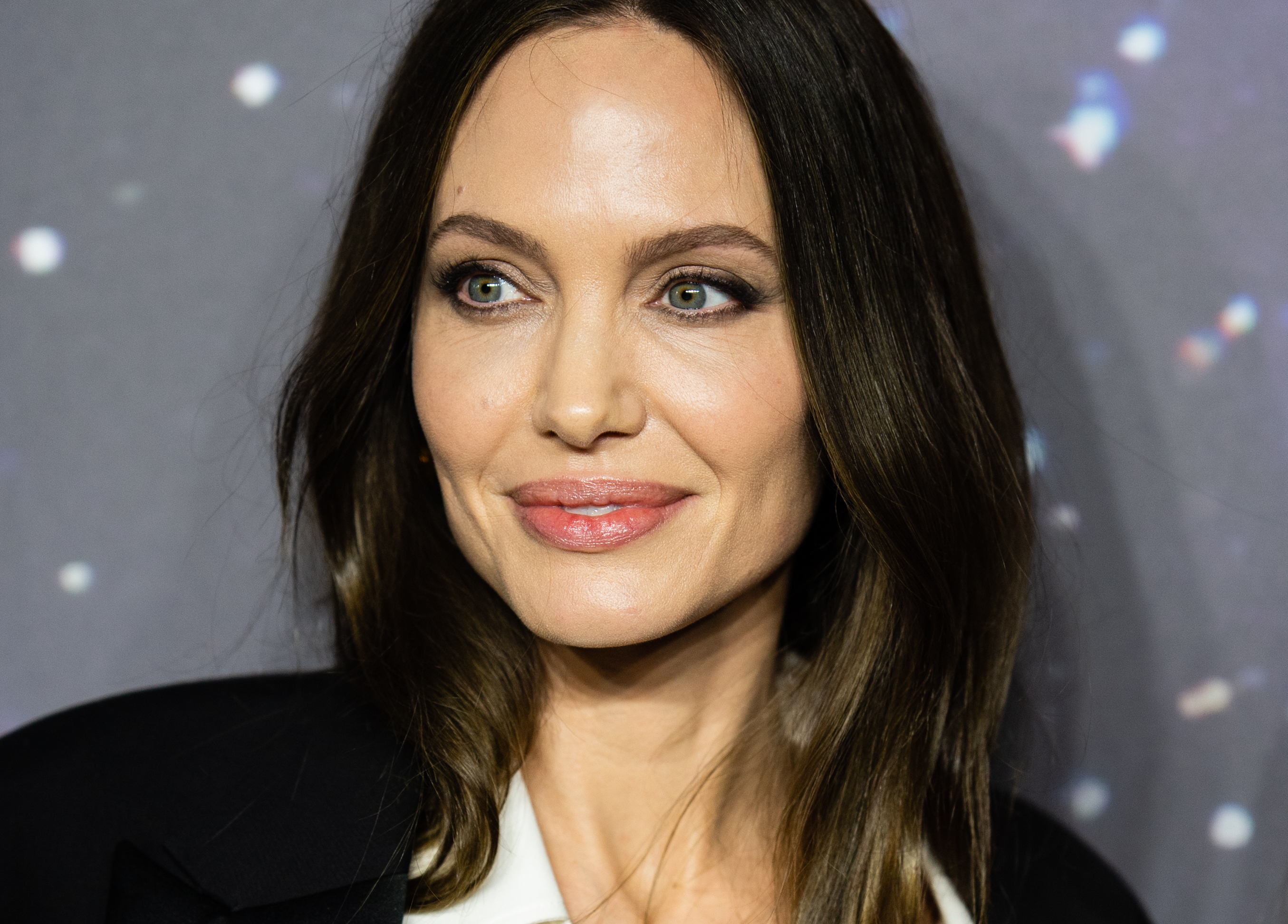 Angelina Jolie at the "The Eternals" UK premiere on October 27, 2021, in London, England | Source: Getty Images