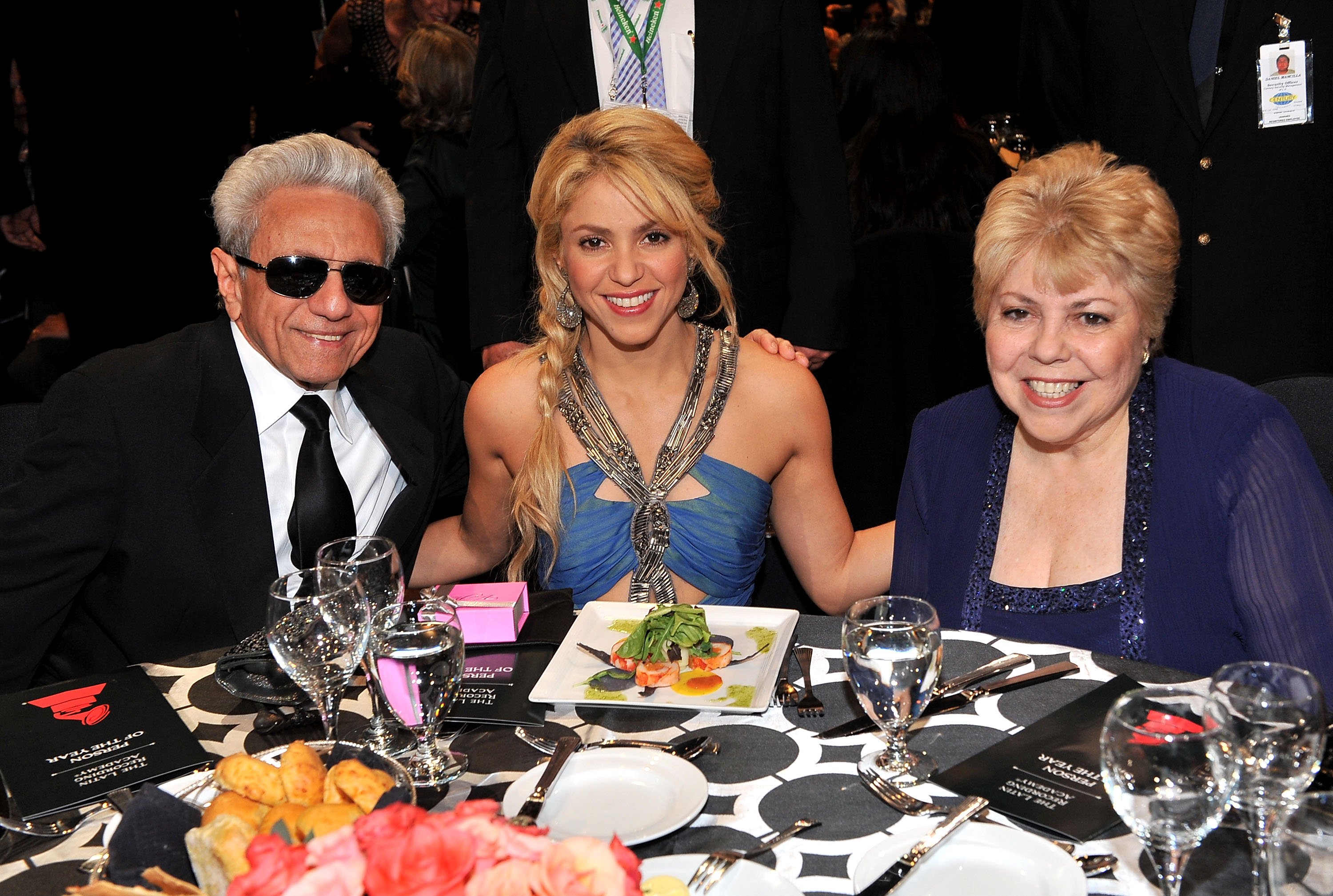 William Mebarak Chadid, Shakira, and Nidia Ripoll at the 2011 Latin Recording Academy Person Of The Year which honored Shakira in Las Vegas on November 9, 2011 | Source: Getty Images