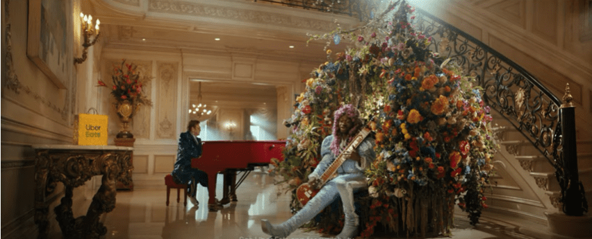 Elton John and Lil Nas X featured in an Ad campaign for Uber Eats. | Photo: Youtube/ Uber Eats
