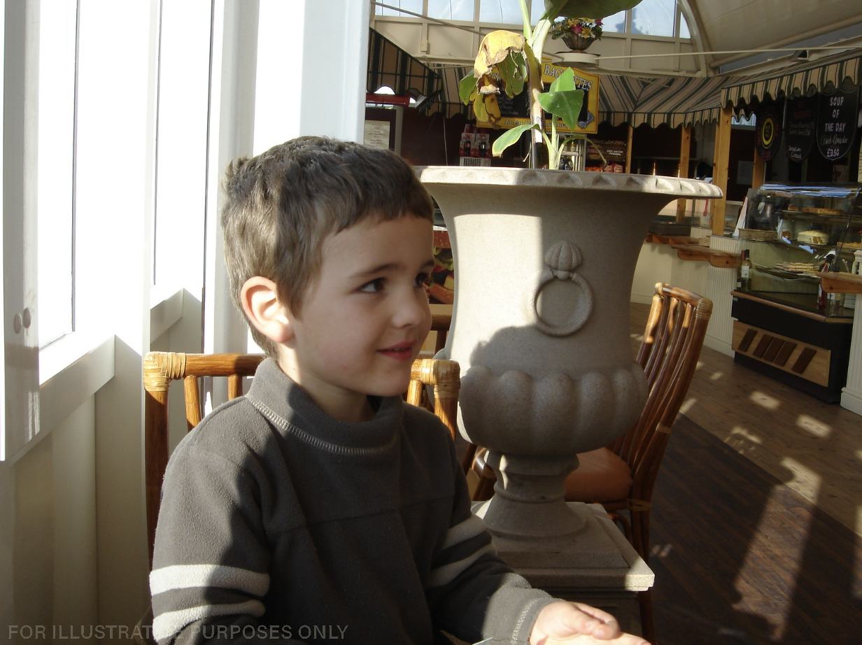 Little boy in a café | Source: Shutterstock