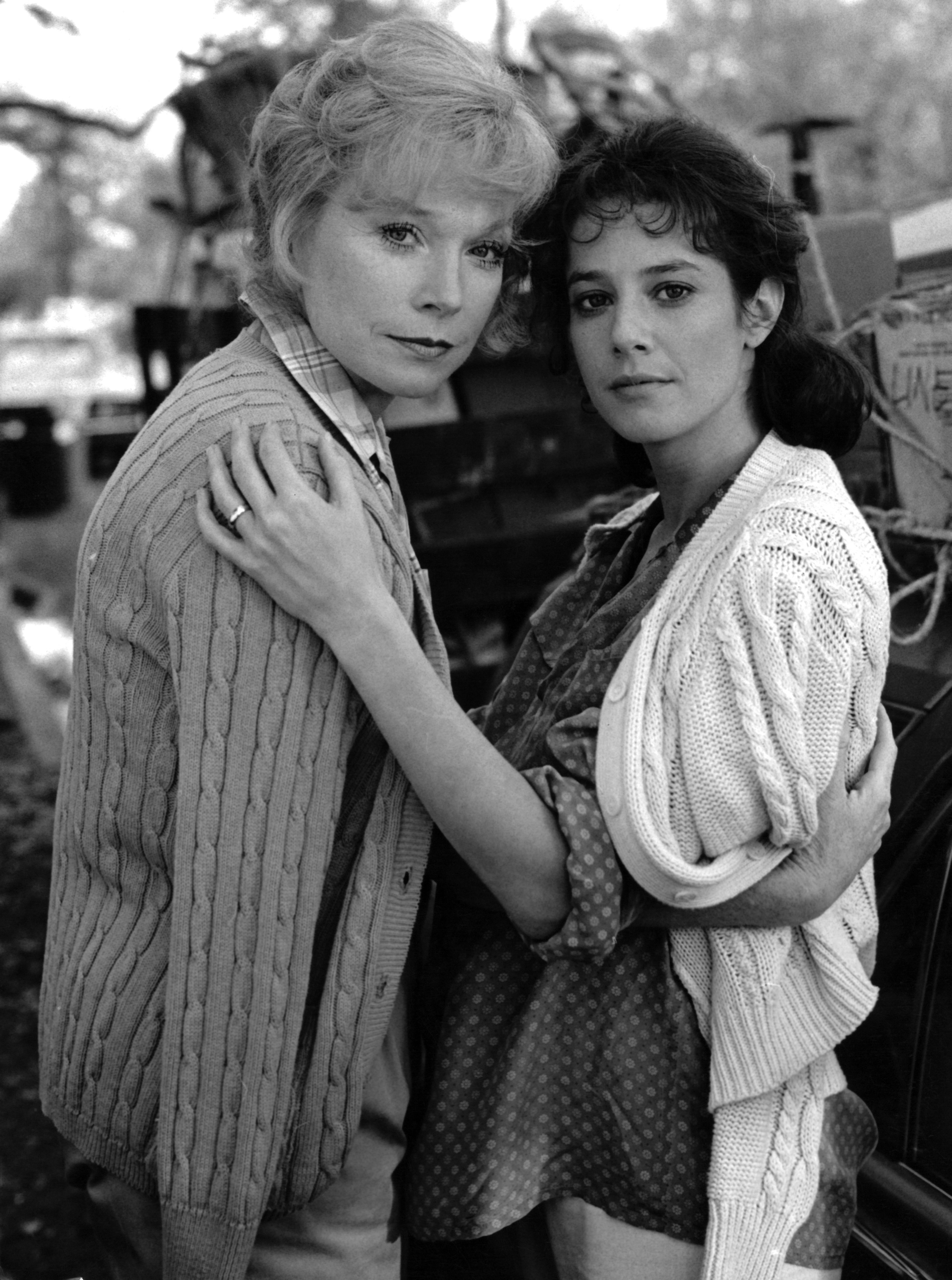 The '80s icon and Shirley MacLaine photographed for "Terms of Endearment" in 1983. | Source: Getty Images