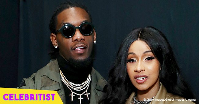 Cardi B and husband Offset proudly show off matching Lamborghinis in new pic