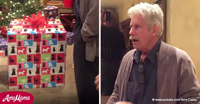 Dad surprised with the perfect gift from a daughter he rarely sees