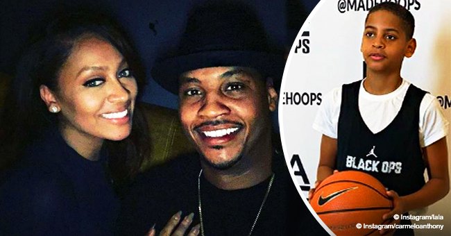 La La Anthony shows off her tall & handsome son looking like dad Carmelo in new photo