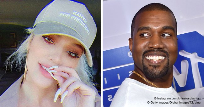 Khloé Kardashian proudly models 'Kanye For President' hat in new photos