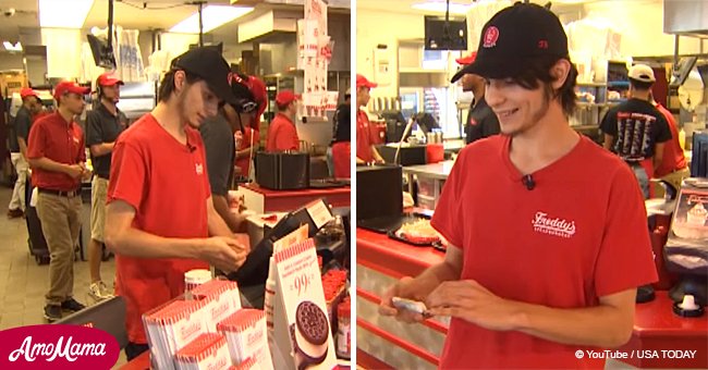 Ein Fast-Food-Arbeiter bricht die Regeln, um einem kleinen Jungen zu helfen (Video)