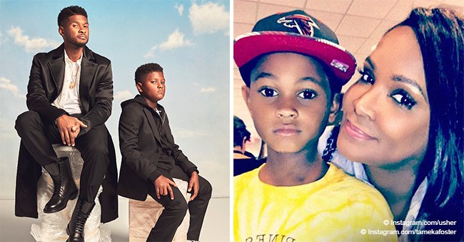 Usher and ex Tameka Foster celebrate their two sons' birthdays in recent photos