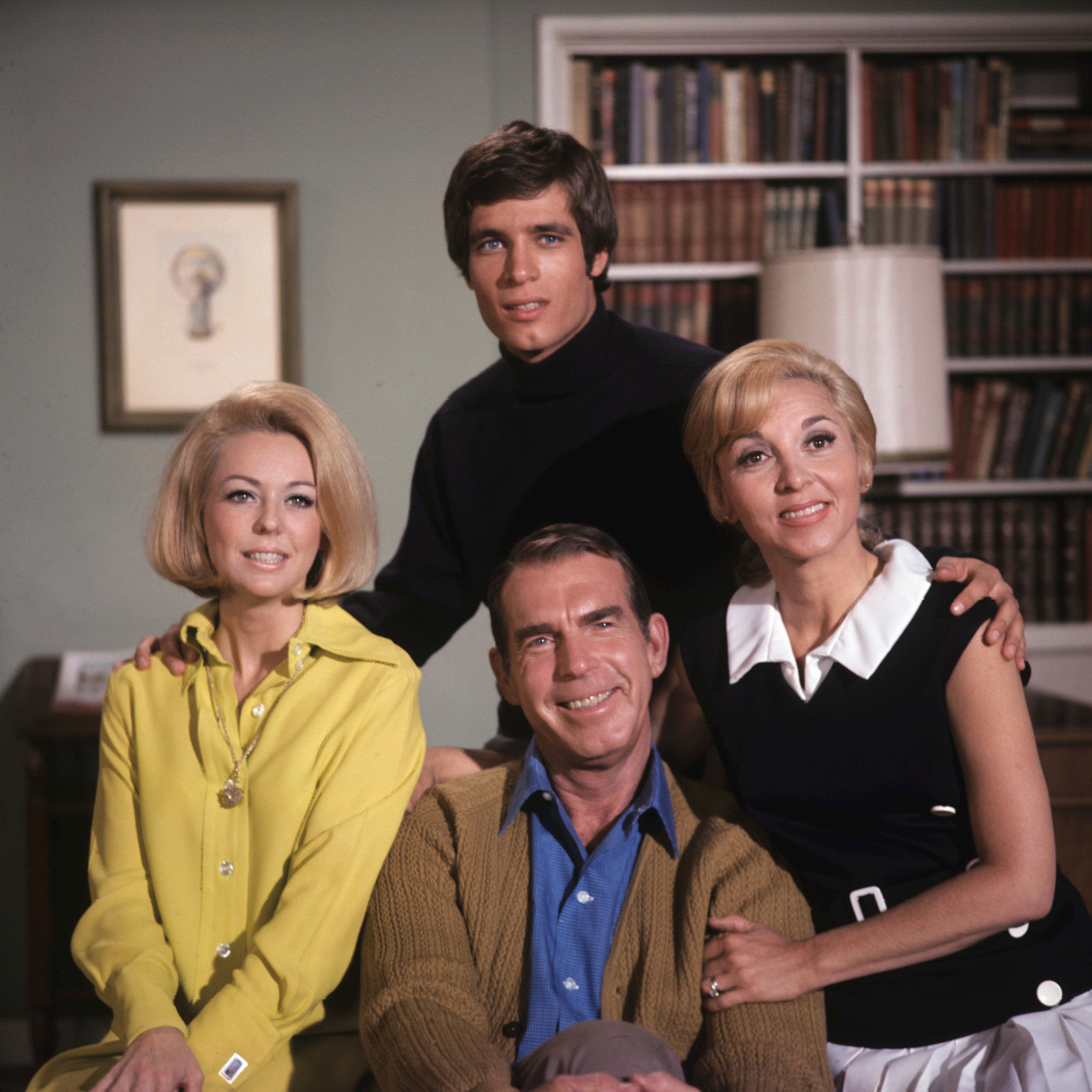 Tina Cole, Don Grady, Fred MacMurray, and Beverly Garland. | Source: Getty Images
