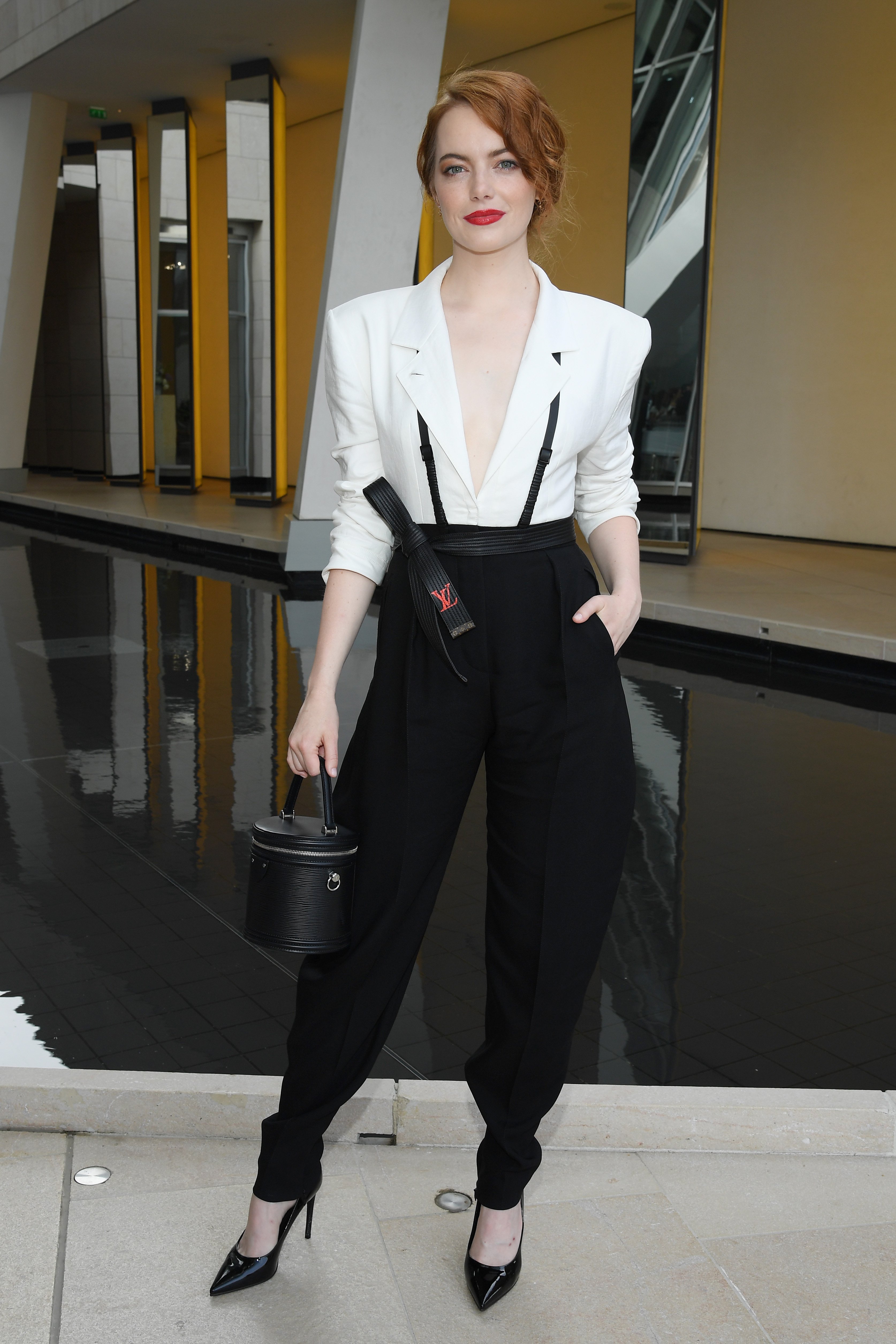 Emma Stone at the LVMH Prize 2018 Edition held in Fondation Louis Vuitton on June 6, 2018 in Paris, France. | Photo: Getty Images