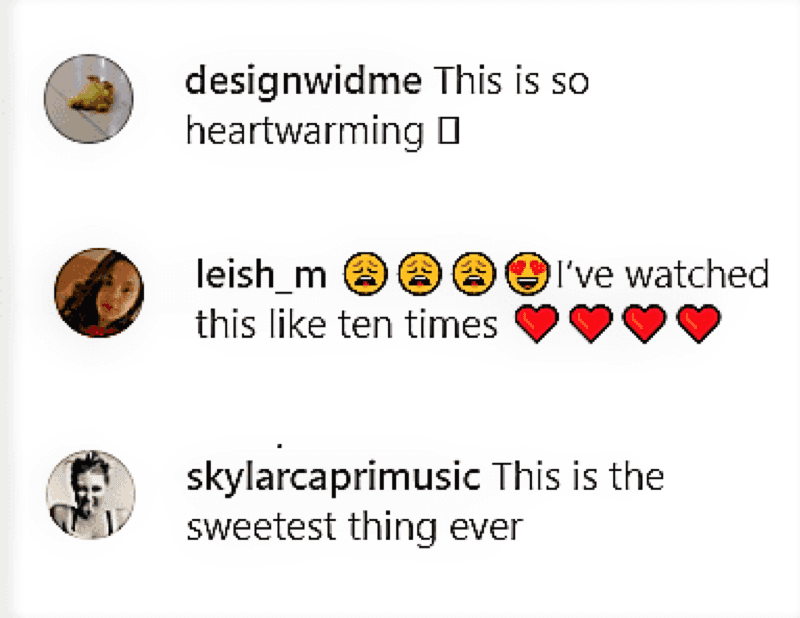 Kommentare zum Instagram Post von Isabel. | Quelle: Instagram.com/izzymizzyy
