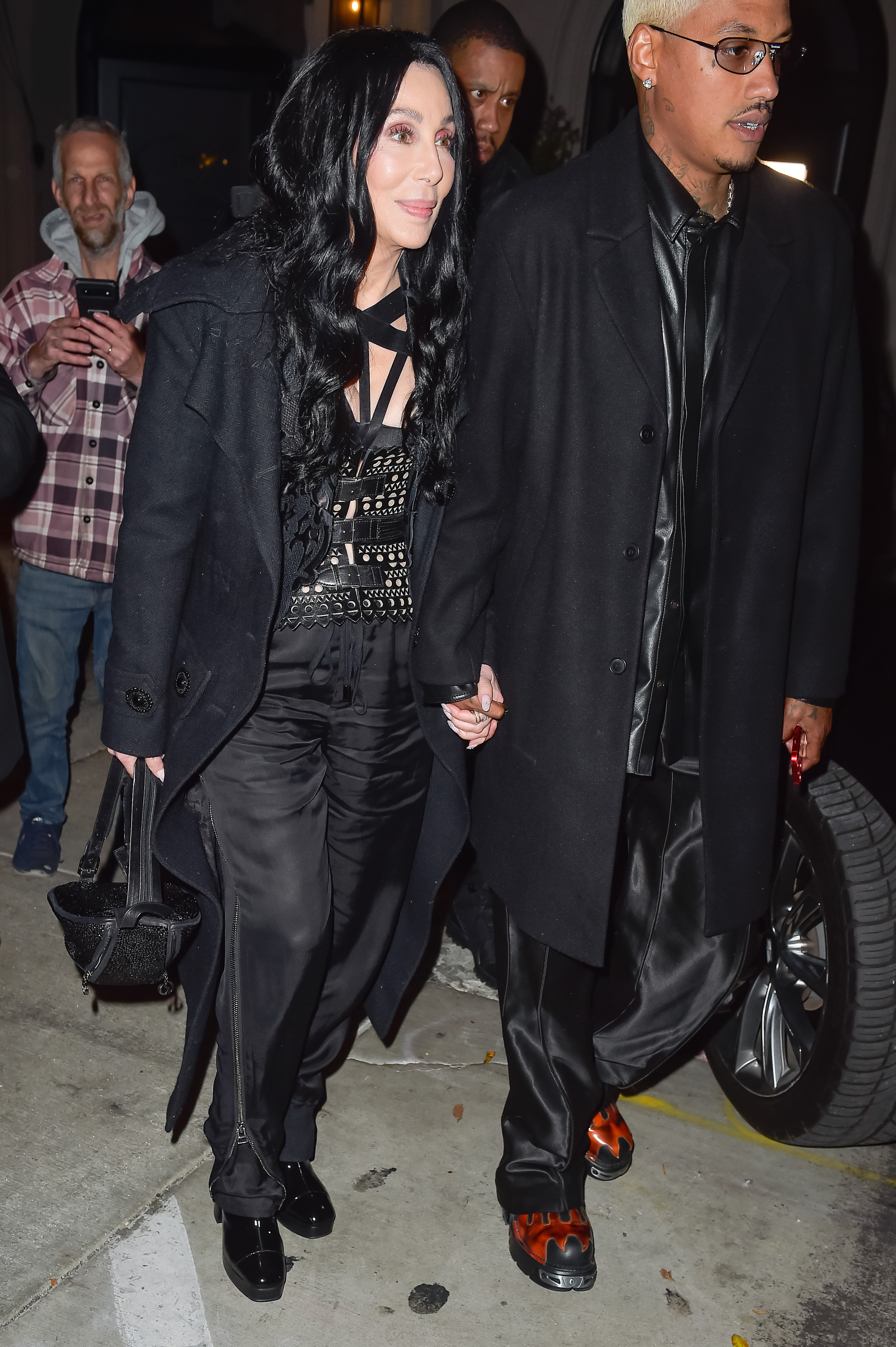 Cher and Alexander Edwards seen on November 02, 2022 in Los Angeles, California | Source: Getty Images