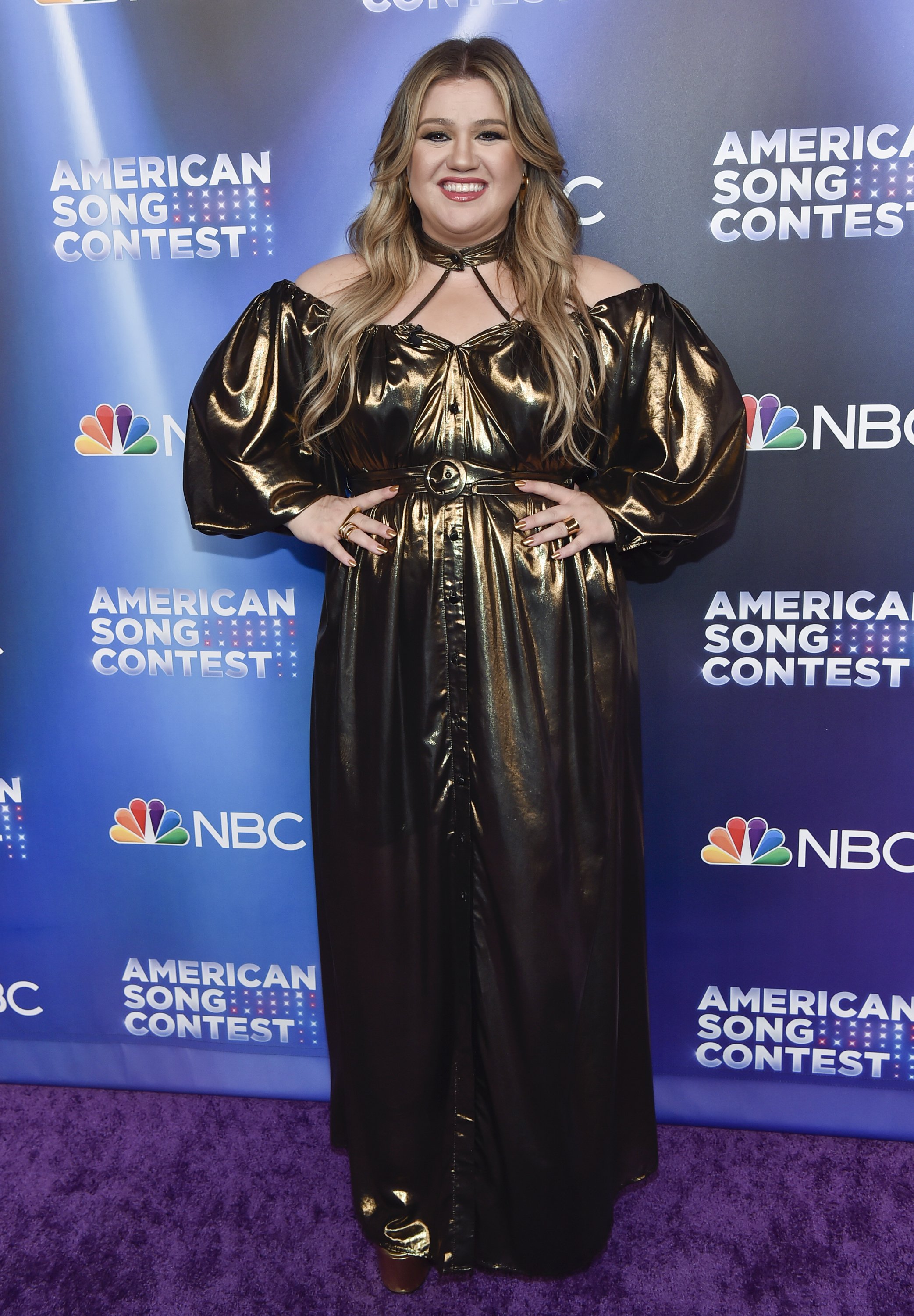   Kelly Clarkson attends NBC's "American Song Contest" Week 4 at Universal Studios Hollywood on April 11, 2022 in Universal City, California.  |  Source: Getty Images