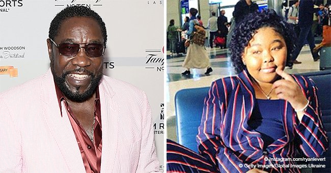 Eddie Levert's youngest daughter is now 16 & looks grown up in striped suit in new photos