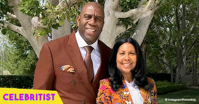 Magic Johnson and wife post photos with their kids and grandkids