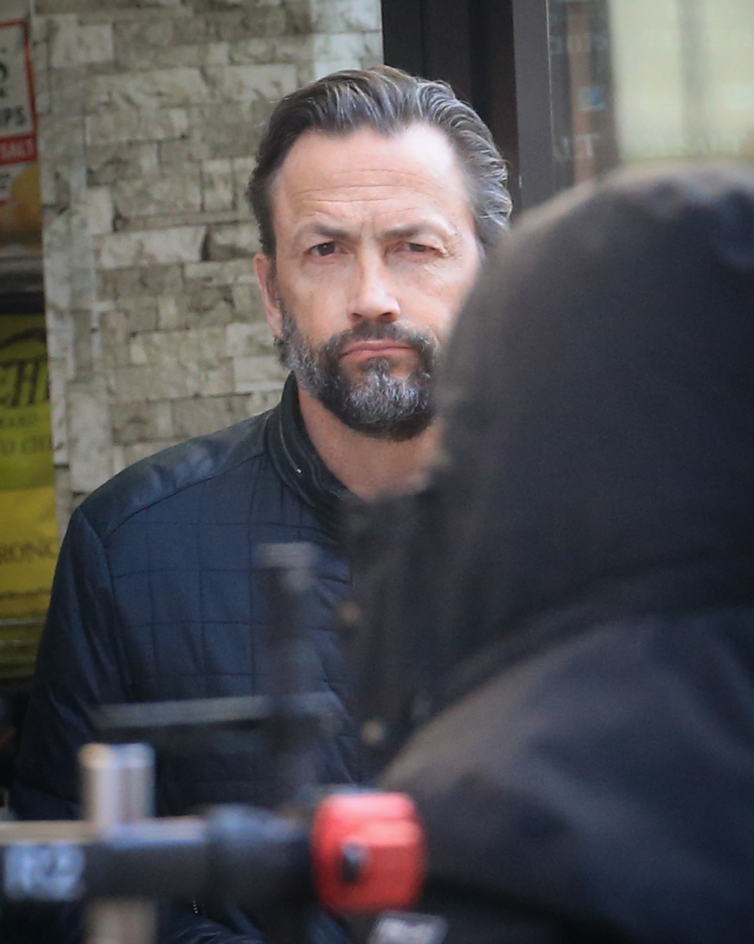Andrew Shue spotted on February 14, 2024, in New York. | Source: Getty Images