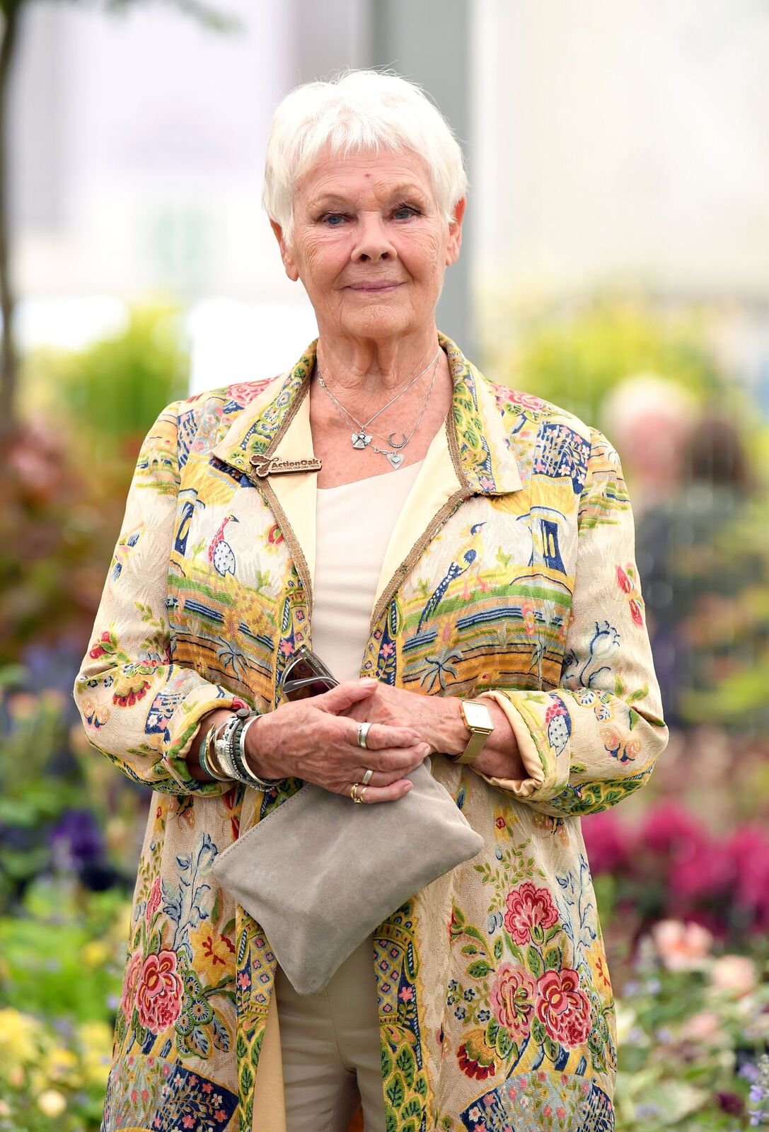 Dame Judy Dench attends the RHS Chelsea Flower Show on May 20, 2019. | Source: Getty Images