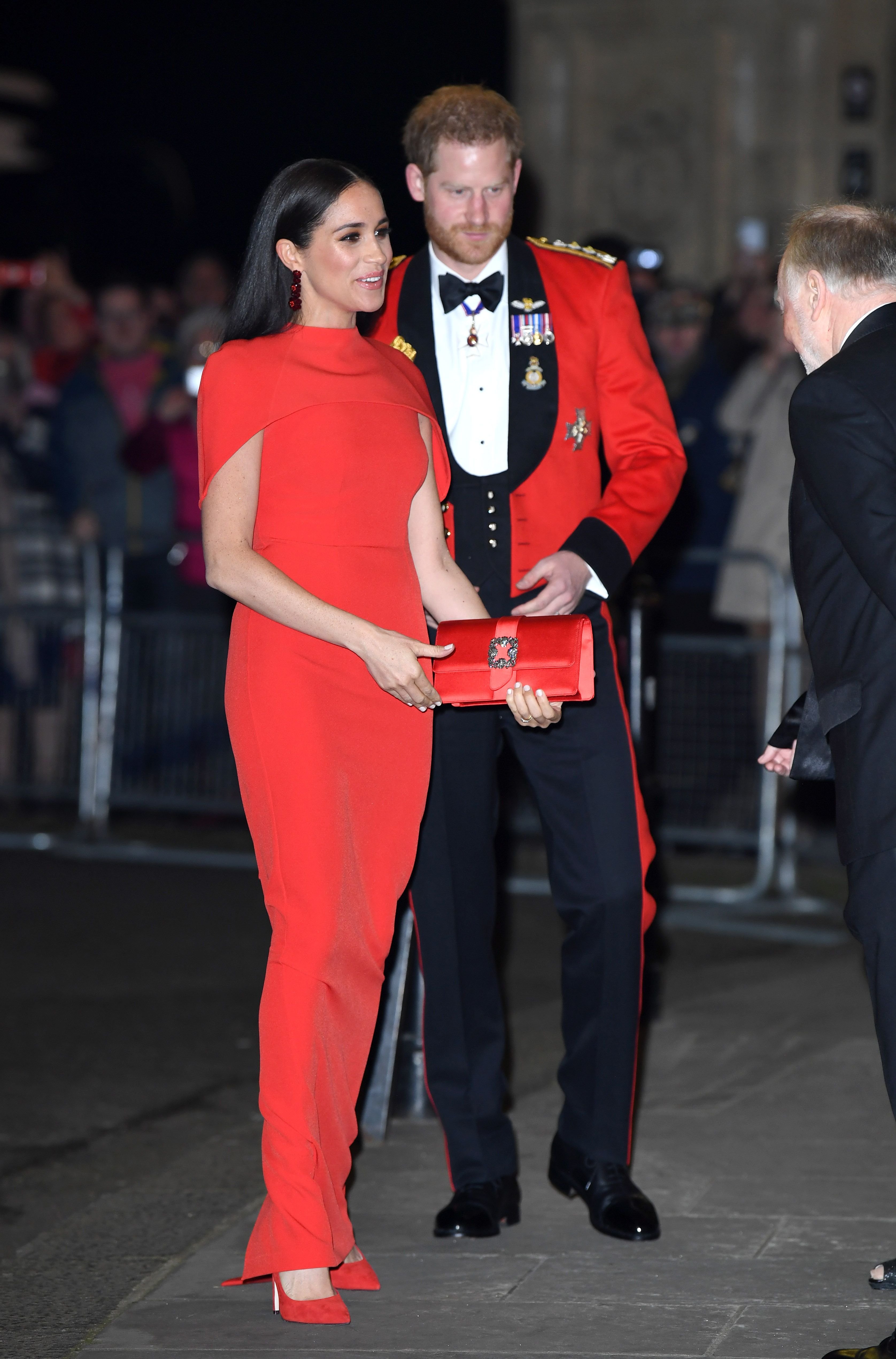 Duchess Meghan and Prince Harry at the Mountbatten Festival of Music on March 07, 2020, in London, England | Photo: Karwai Tang/WireImage/Getty Images