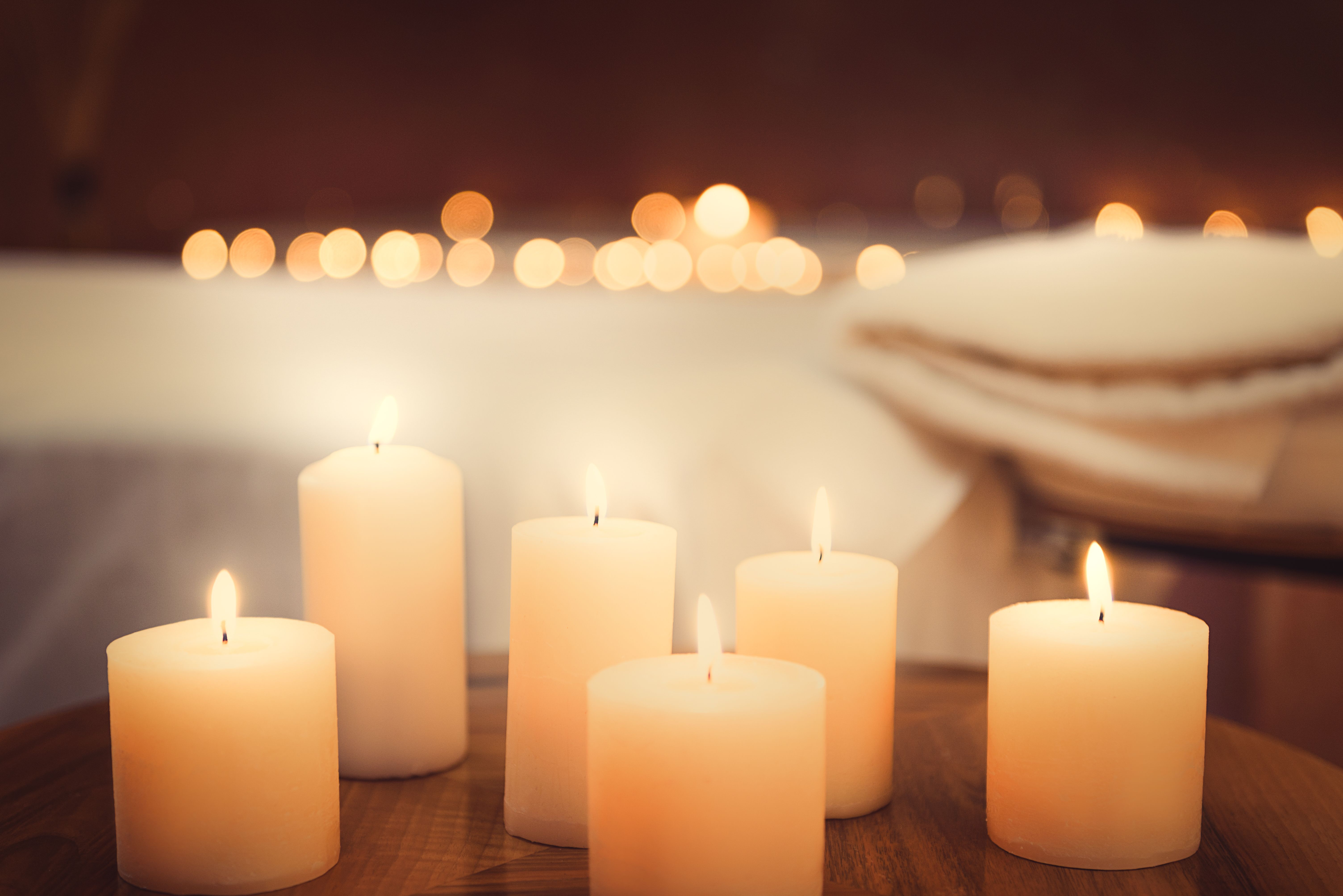 Lit candles | Source: Getty Images