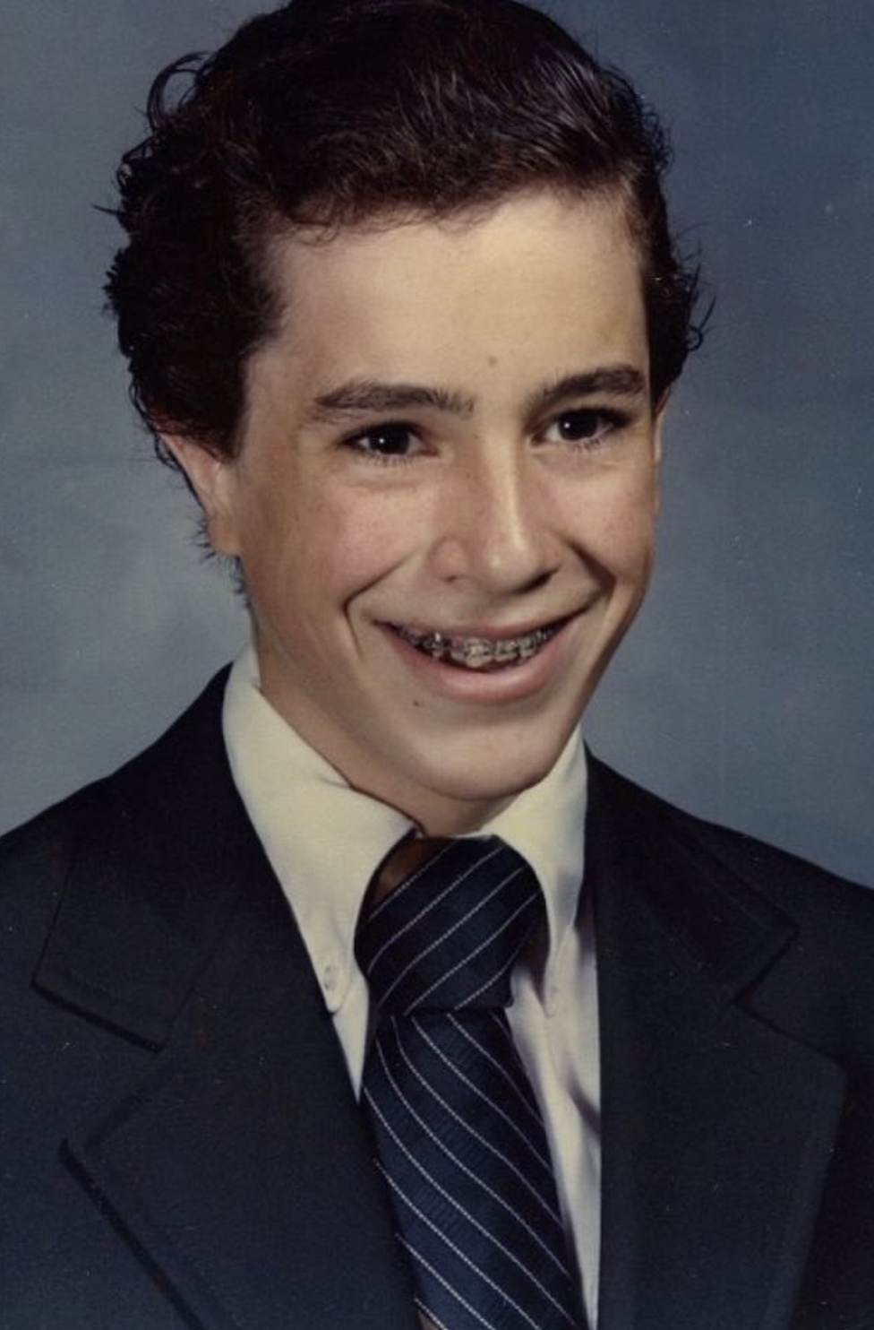 Stephen Colbert's yearbook photo from a post dated April 2, 2020. | Source: X/StephenAtHome