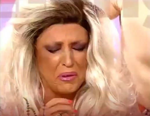 Lydia, atragantada. | Foto: Telecinco.es