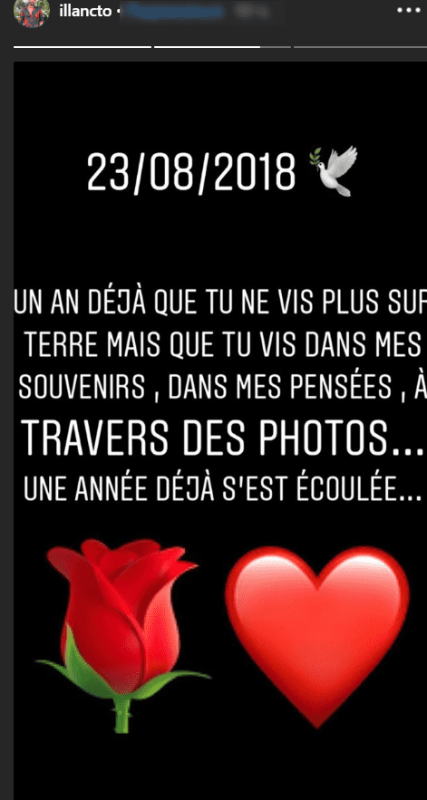 Capture d'écran de story | illancto/Instagram Capture d'écran de story | illancto/Instagram