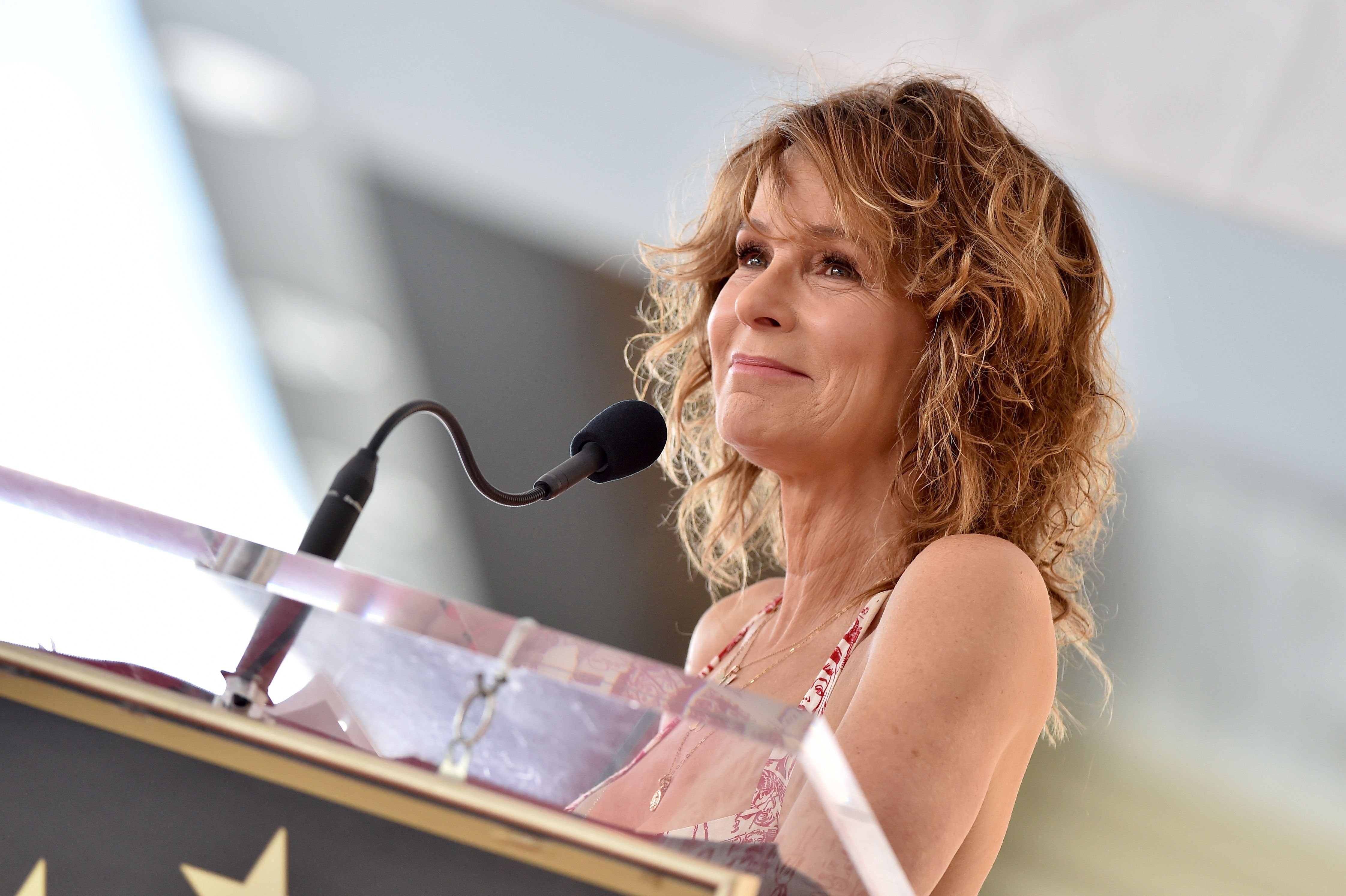 Jennifer Grey attends the ceremony honoring Kenny Ortega with Star on the Hollywood Walk of Fame on July 24, 2019 in Hollywood, California. | Source: Getty Images