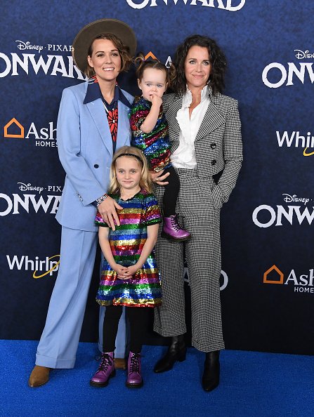 Brandi Carlile, Evangeline Ruth Carlile, and Catherine Shepherd on February 18, 2020 in Hollywood, California. | Photo: Getty Images