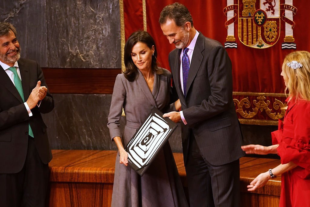 El Rey Felipe VI y la Reina Letizia asisten al premio del Observatorio contra la violencia doméstica y de género 2019 en el Consejo General del Poder Judicial el 26 de noviembre de 2019 en Madrid.  | Foto: Getty Images.