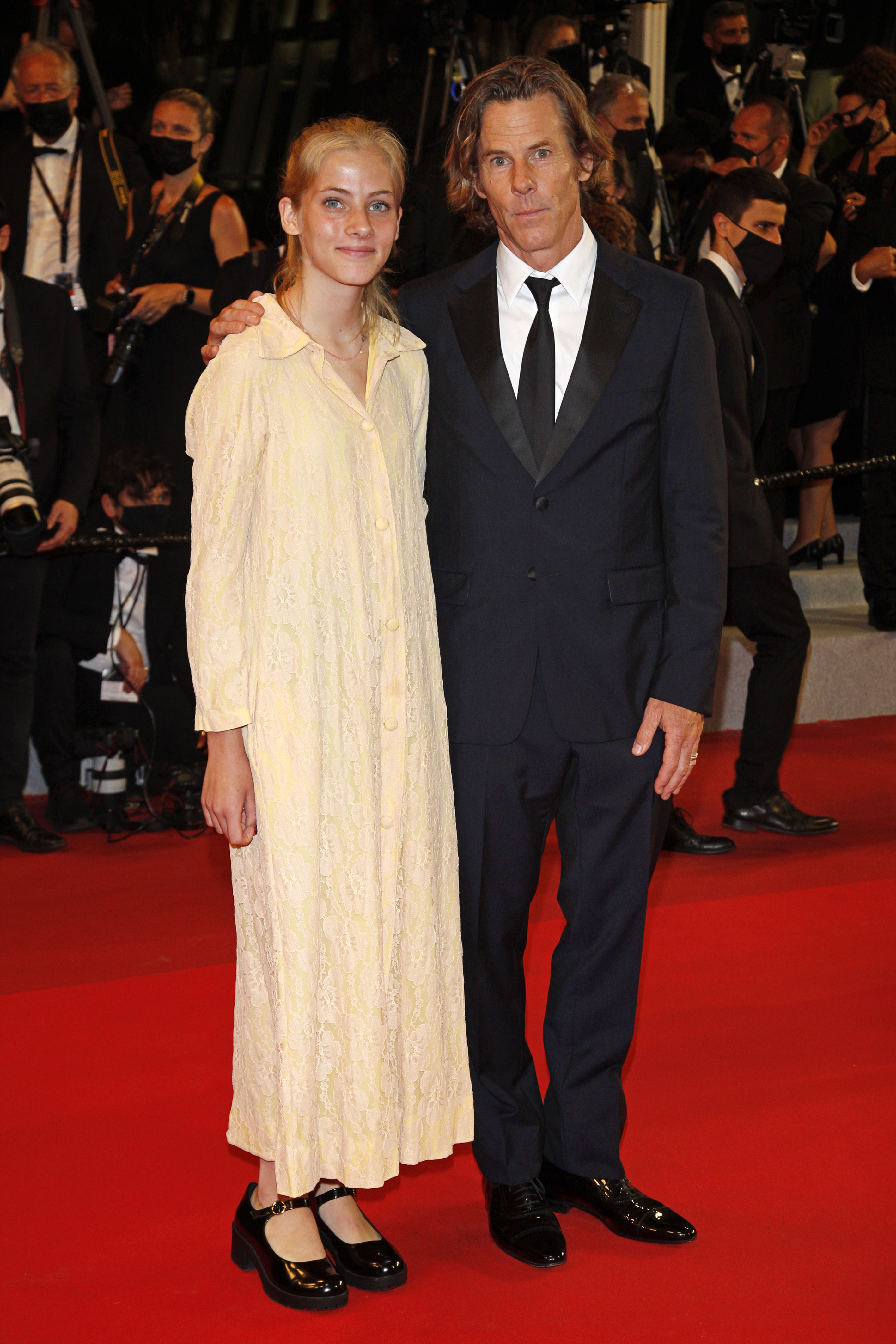 Hazel and Danny Moder at the 74th Cannes Film Festival on July 10, 2021 | Source: Getty Images
