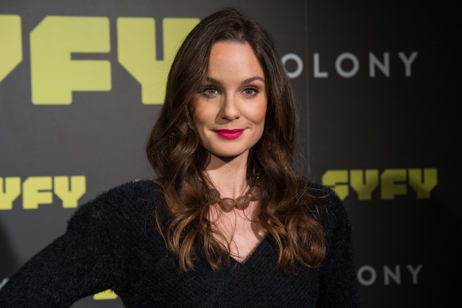Sarah Wayne Callies attends the 'Colony' Photocall at Santo Mauro Hotel in Madrid on March 8, 2018  | Photo: GettyImages