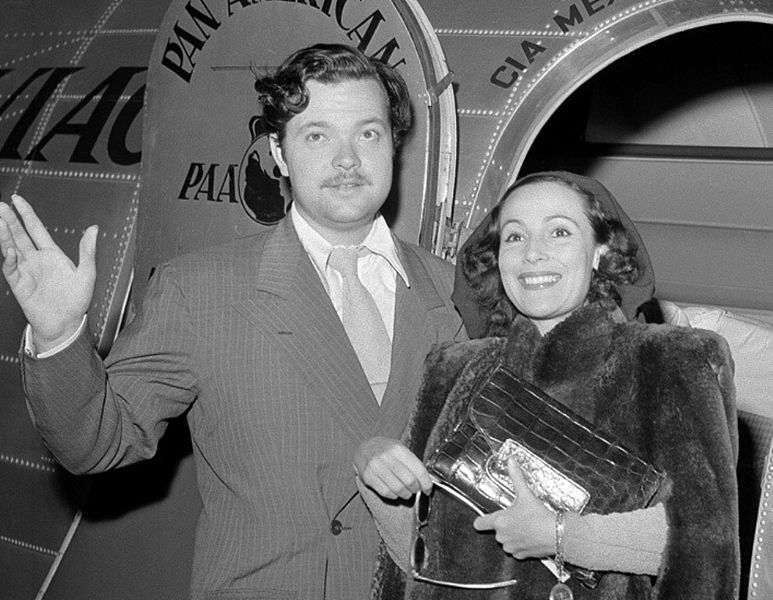 Orson Welles y Dolores del Rio, 1941. | Imagen: Wikipedia Orson Welles y Dolores del Rio, 1941. | Imagen: Wikipedia