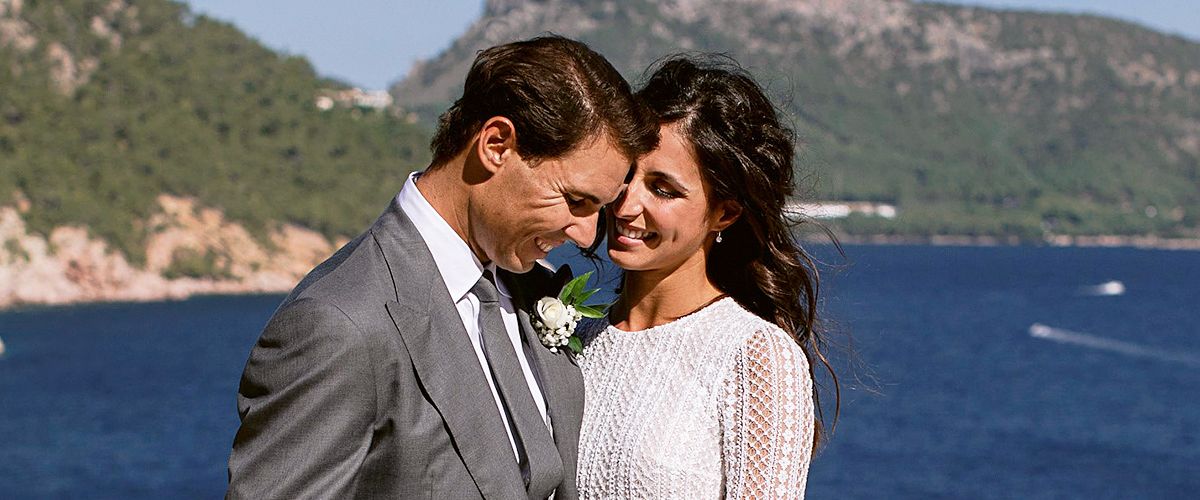 Rafael Nadal et Xisca durant leur mariage en 2015. l Source : Getty Images