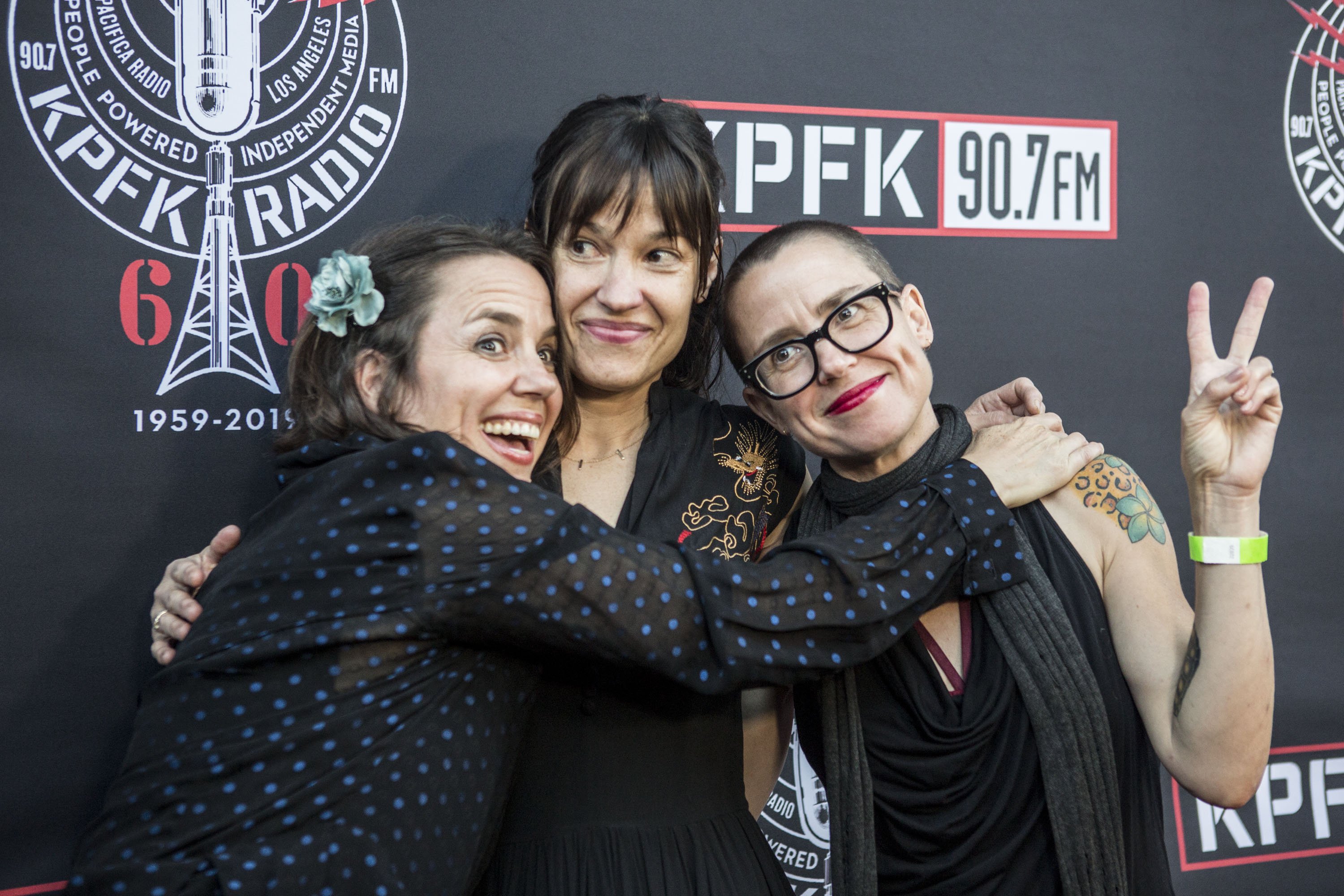 The Haden Triplets attend the KPFK 90.7FM 60th Anniversary Benefit Gala at Skirball Cultural Center on September 7, 2019, in Los Angeles, California. | Source: Getty Images