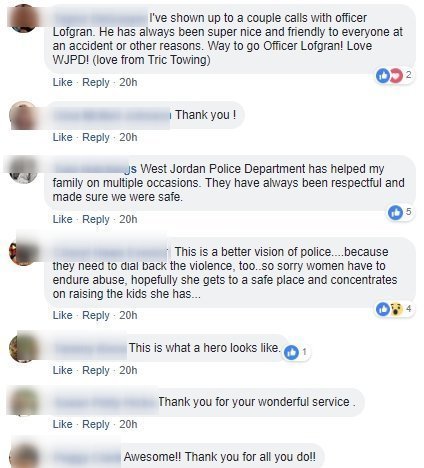 Source: Facebook/ West Jordan Police Department Source: Facebook/ West Jordan Police Department