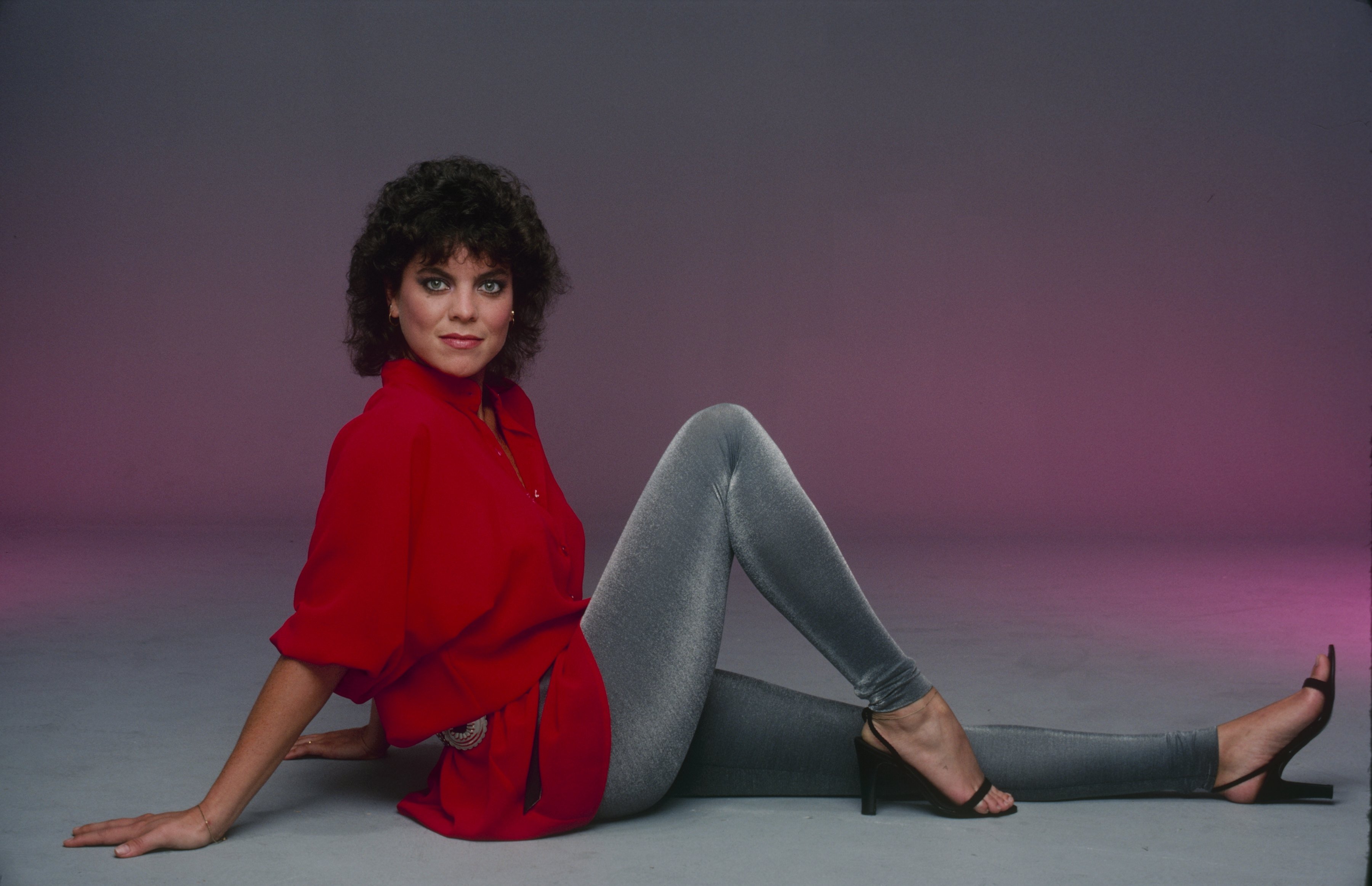 Erin Moran photographed in 1983 in the United States. | Source: Getty Images 