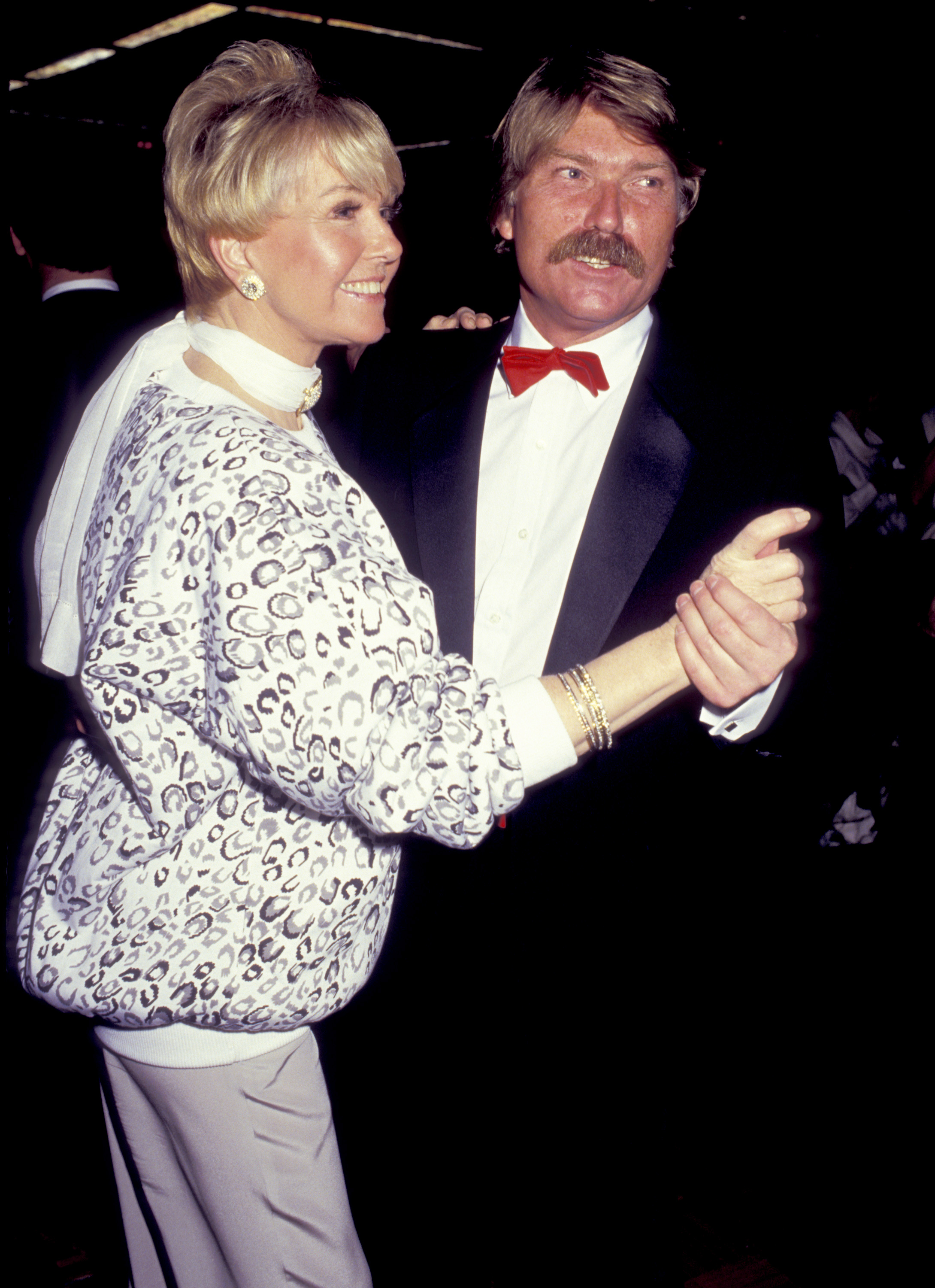 Doris Day and her son Terry Melcher at the Monterey Film Festival on February 7, 1987 | Source: Getty Images