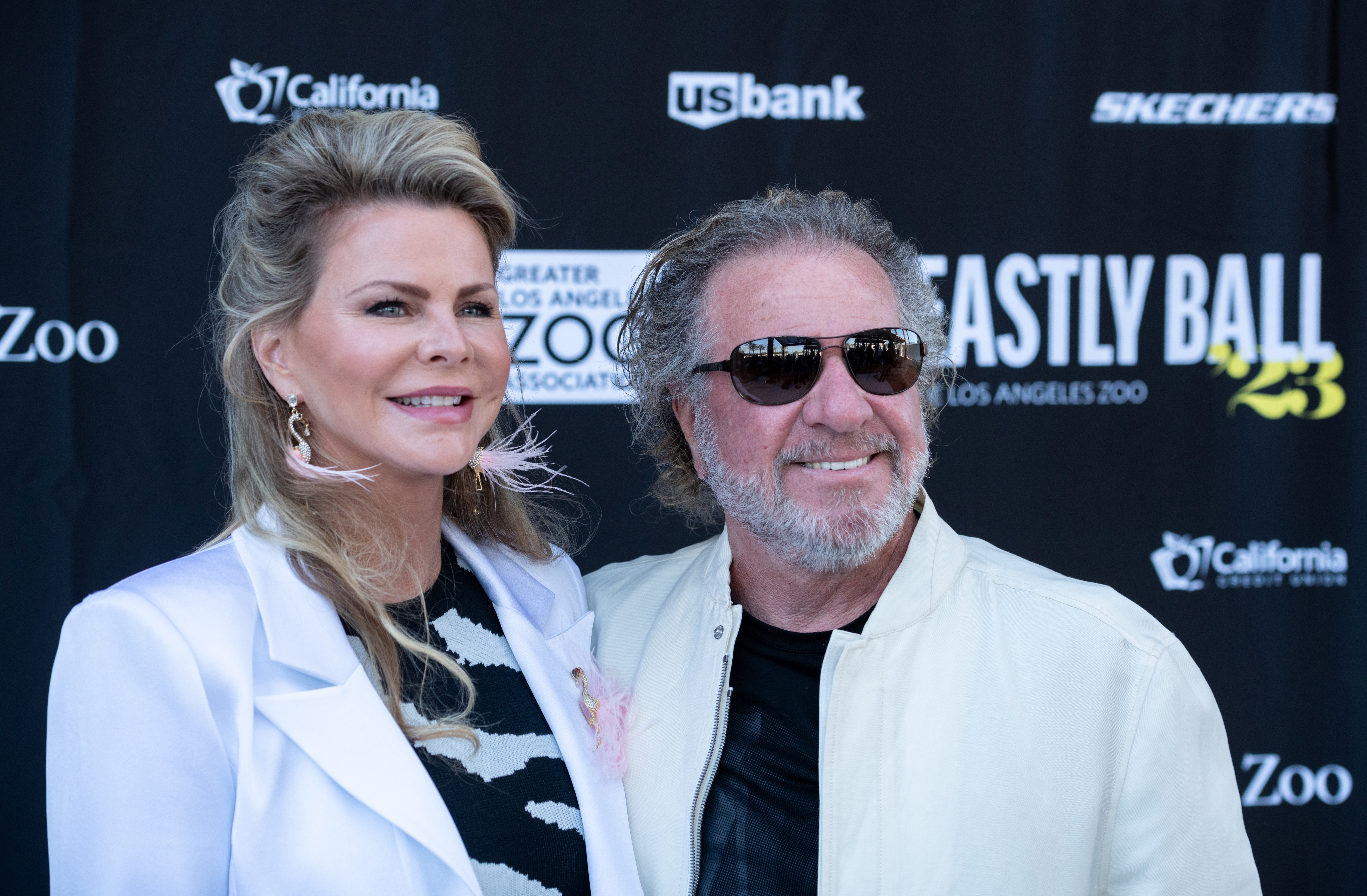 Kari Karte and Sammy Hagar attend the Greater Los Angeles Zoo Association's Beastly Ball 2023 at the Los Angeles Zoo on June 3, 2023, in Los Angeles, California. | Source: Getty Images