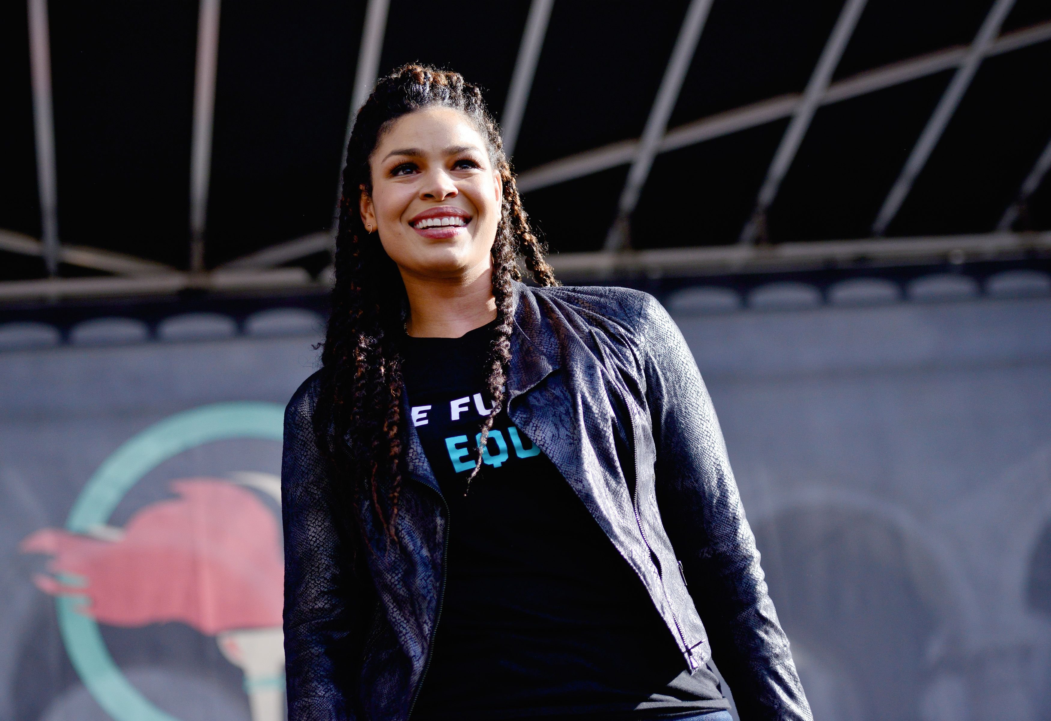 Jordin Sparks at the 4th annual Women's March LA: Women Rising at Pershing Square on January 18, 2020 | Photo: Getty Images