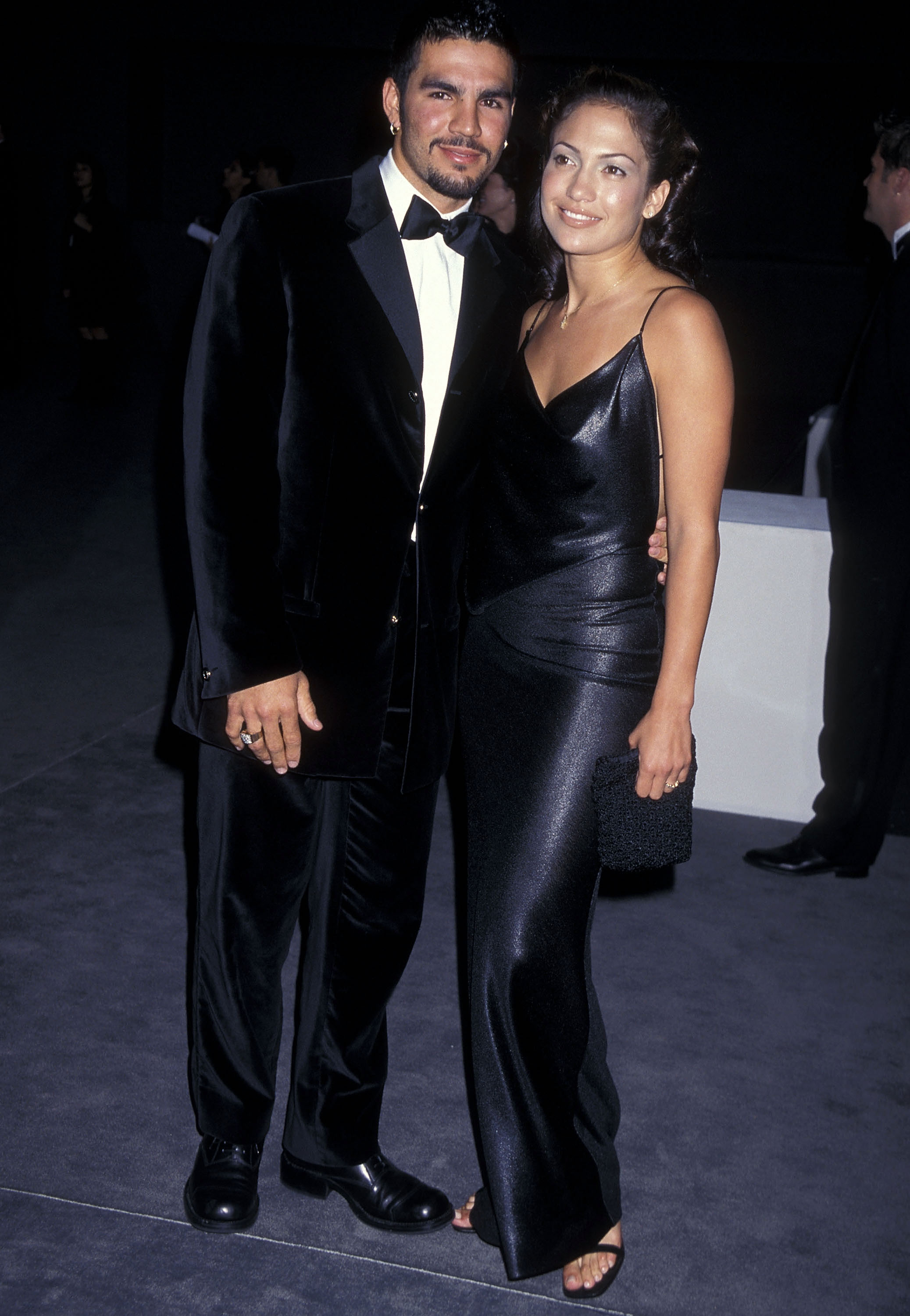 Jennifer Lopez and Ojani Noa on June 5, 1997 at The Barker Hangar, Santa Monica Air Center in Santa Monica, California. | Source: Getty Images