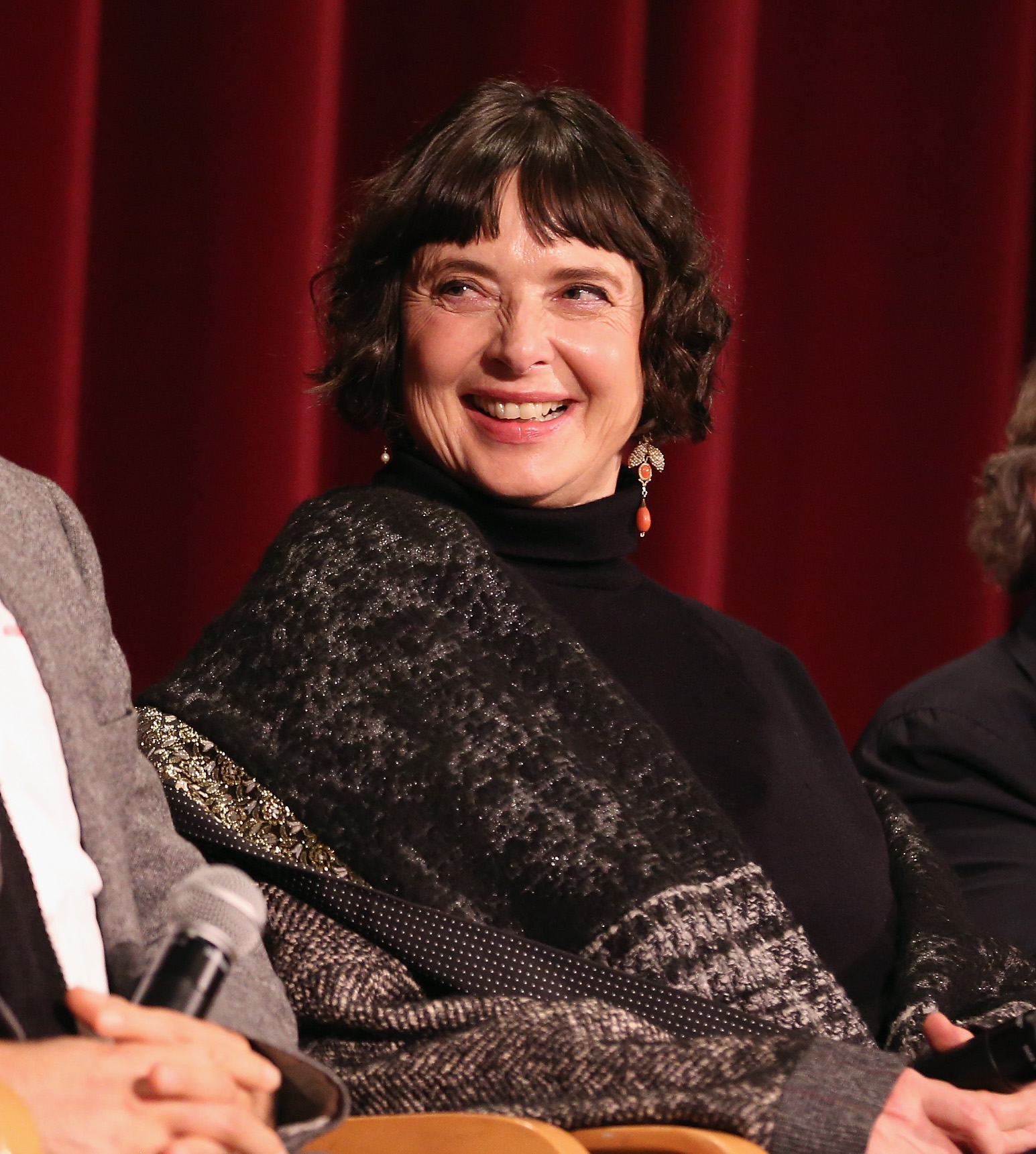 Isabella Rossellini at "The Academy of Motion Picture Arts and Sciences Hosts An Official Academy Screening of 'Joy'" event on December 14, 2015, in New York. | Source: Getty Images