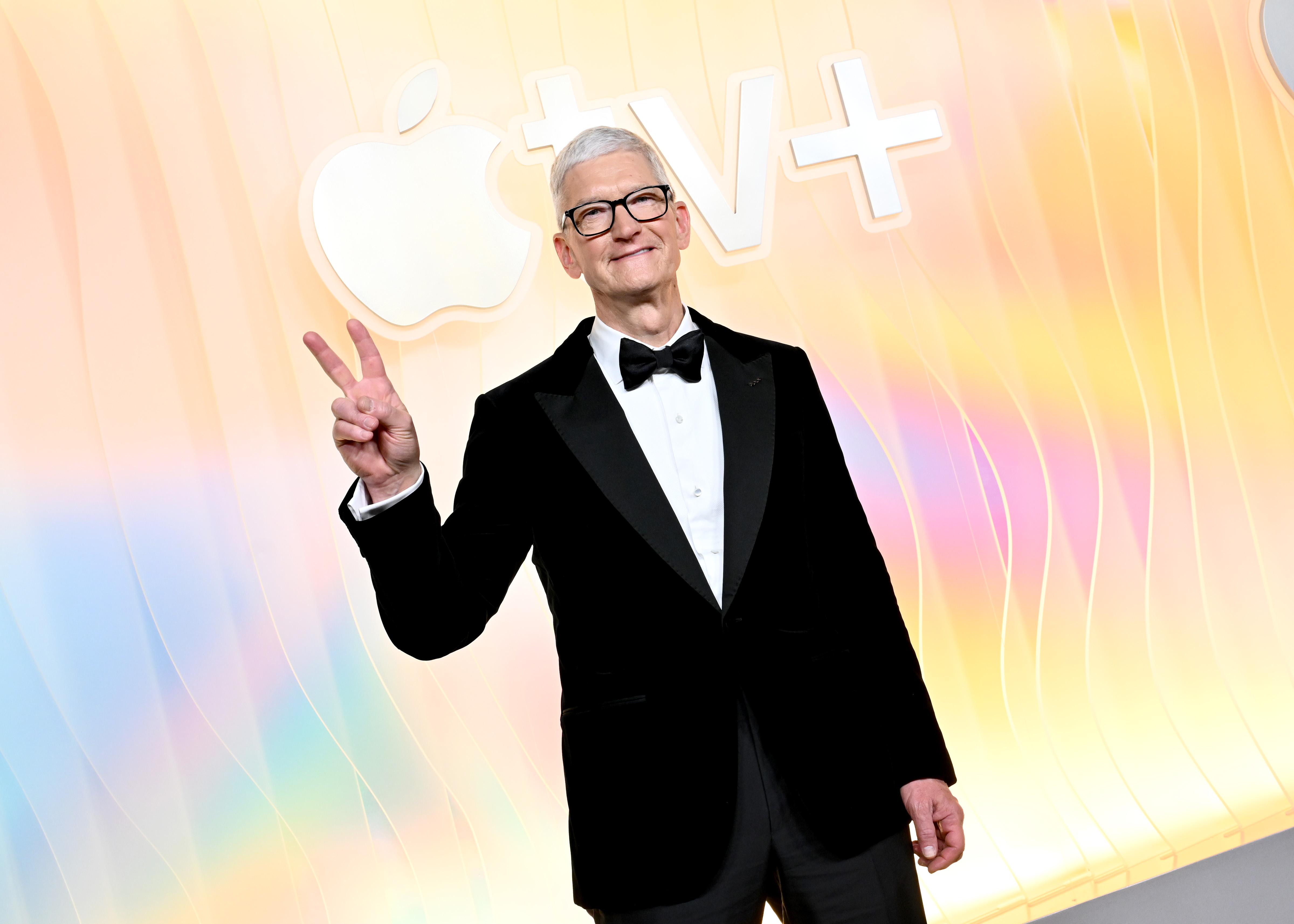 Tim Cook attends Apple TV+'s Primetime Emmy Party Red Carpet at Ysabel on September 14, 2025 in West Hollywood, California | Source: Getty Images
