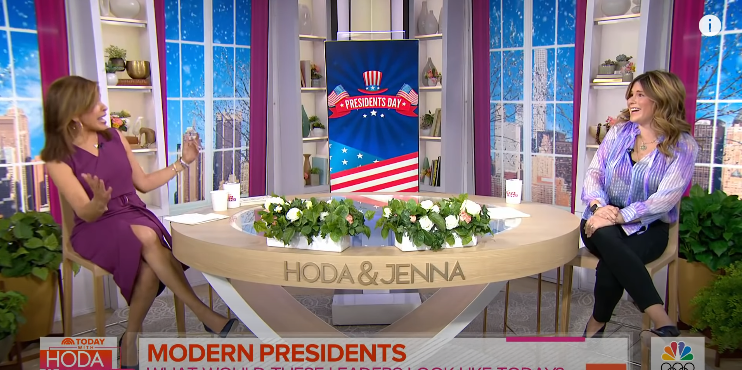 Jenna Bush Hager and Hoda Kotb on "Today with Hoda & Jenna." February, 2021. | Photo: YouTube/TODAY
