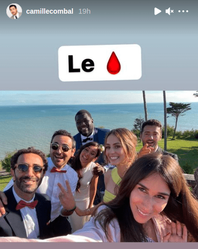 Capture d'écran Instagram Camille Combal | camillecombal