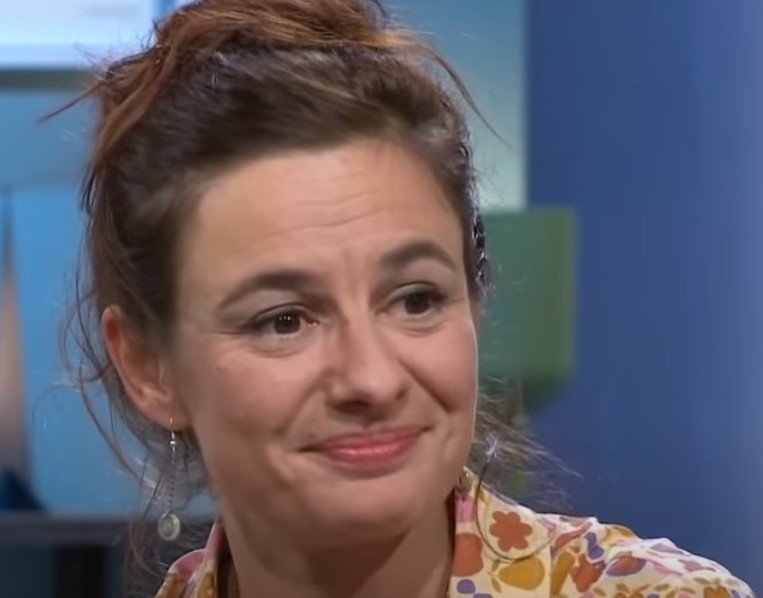 Perrine Desproges dans "La Grande Librairie" en 2017. l Photo : Getty Images