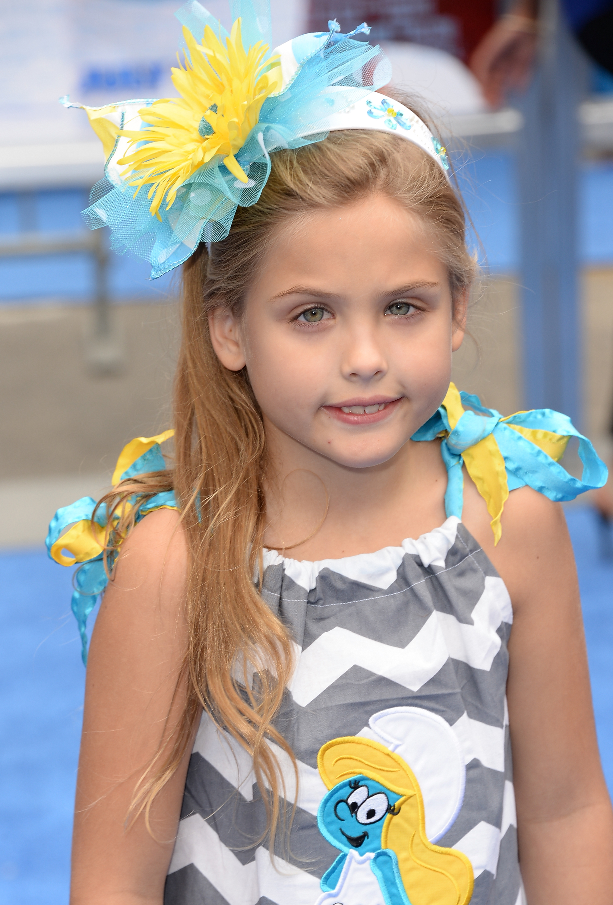 Dannielynn Birkhead attends the premiere of "Smurfs 2" on July 28, 2013 in Westwood, California | Source: Getty Images