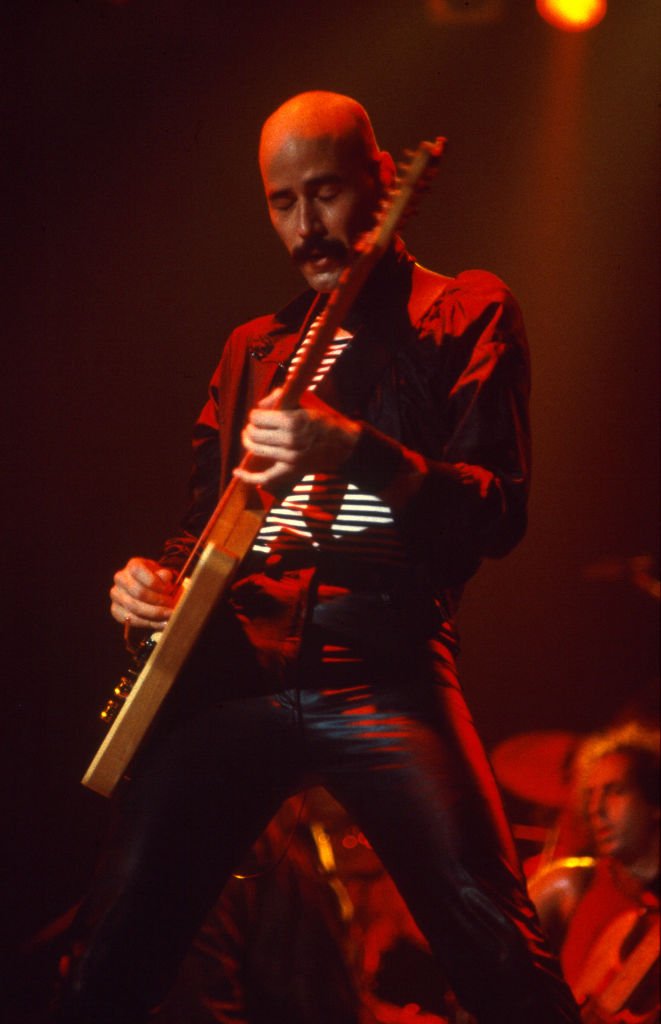 Bob Kulick, Meat Loaf, Midnight at the lost and found tour, Wembley Arena 24 septembre 1983. | Photo : Getty Images