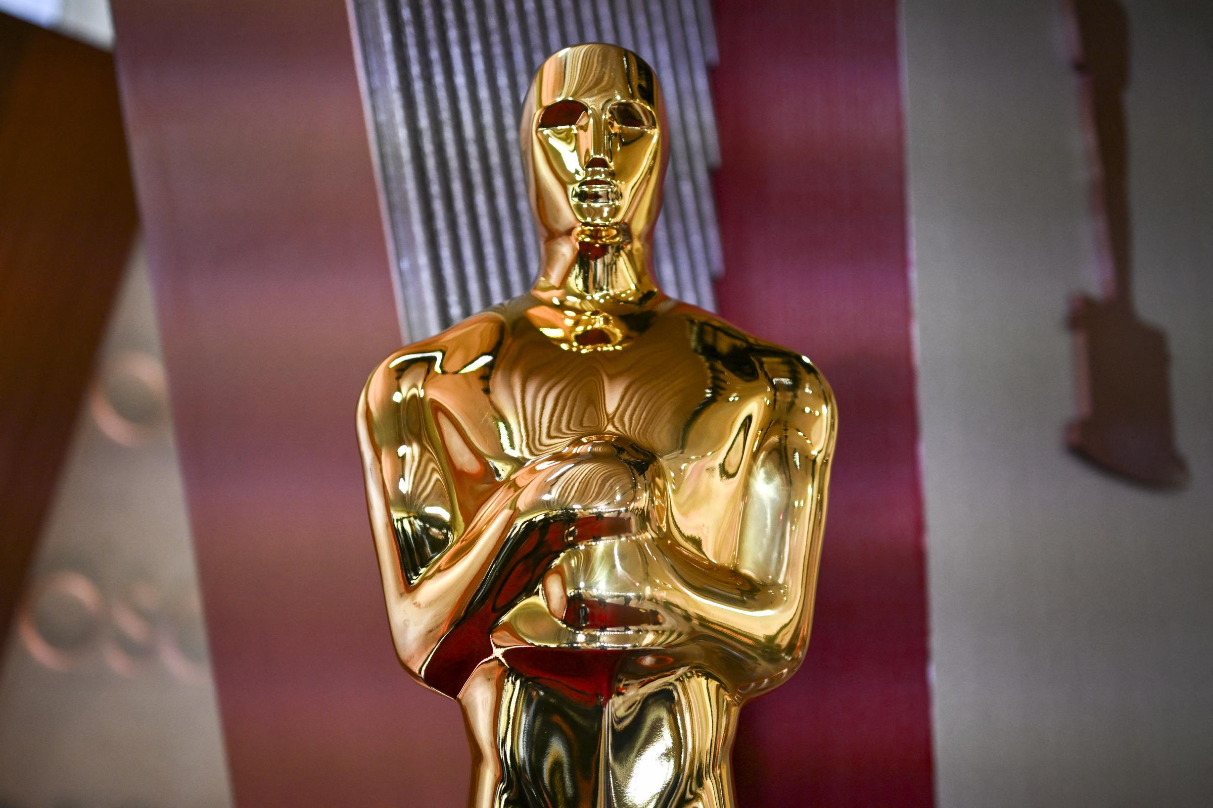 An Oscar statue is pictured on the red carpet of the 97th Annual Academy Awards at the Dolby Theatre in Hollywood, California, on February 28, 2025 | Source: Getty Images