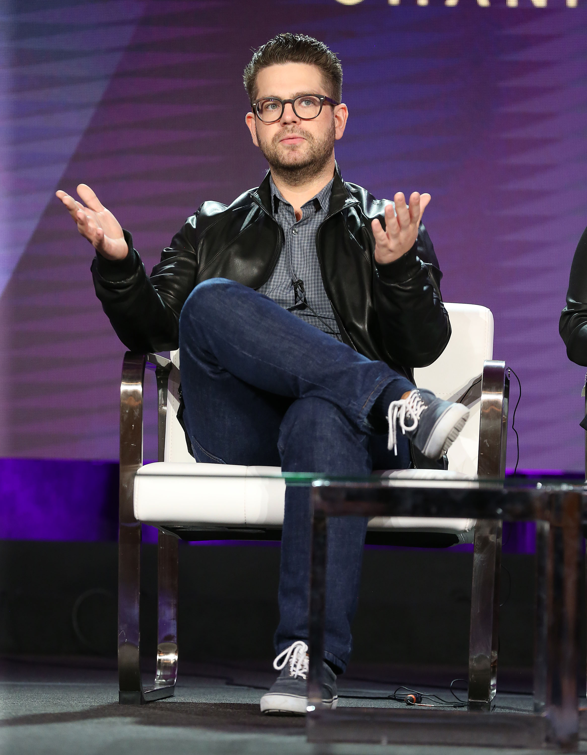 Jack Osbourne during the Travel Channel segment of the 2019 Winter Television Critics Association Press Tour on February 12 in Pasadena, California. | Source: Getty Images