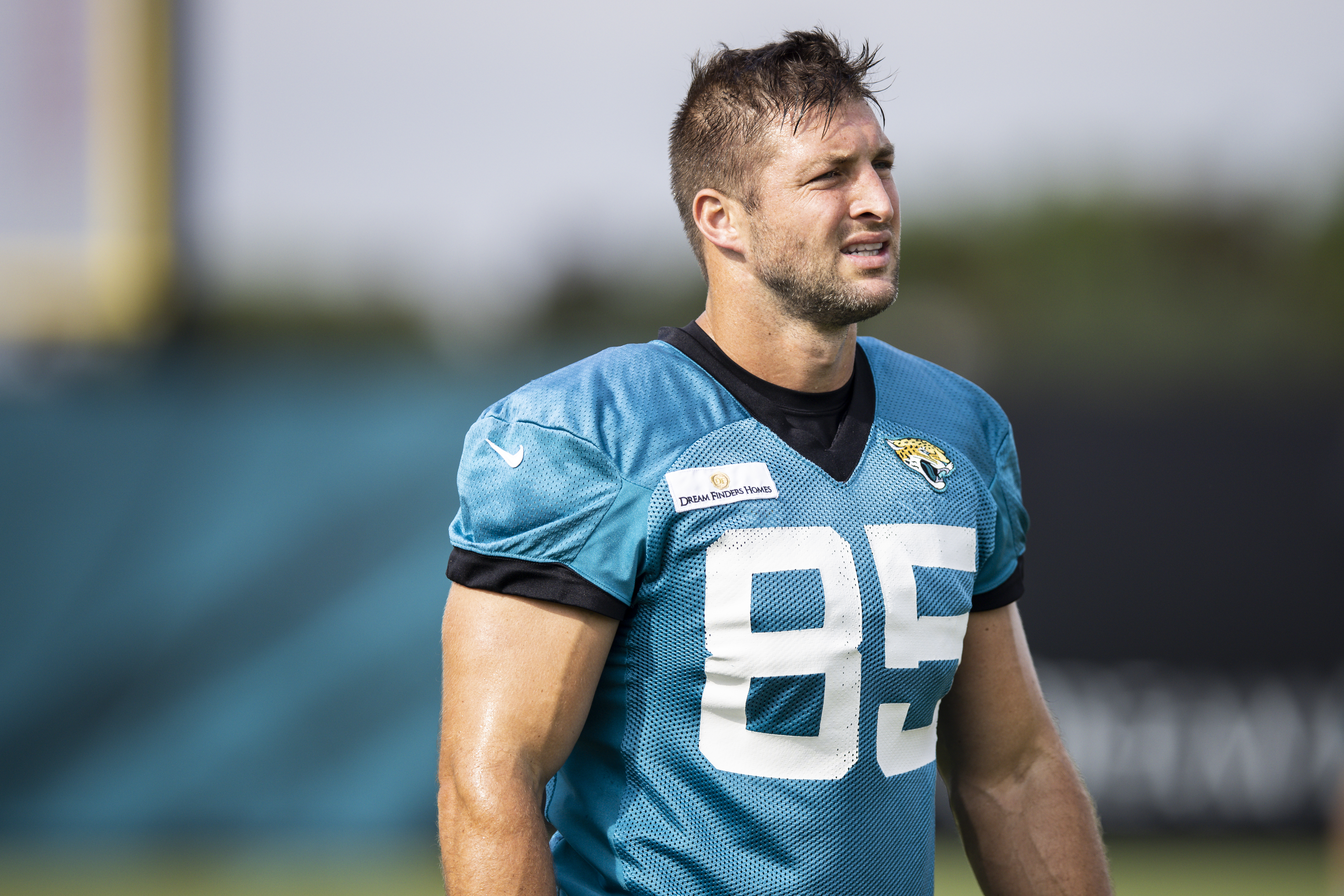 Tim Tebow on July 30, 2021 in Jacksonville, Florida | Source: Getty Images
